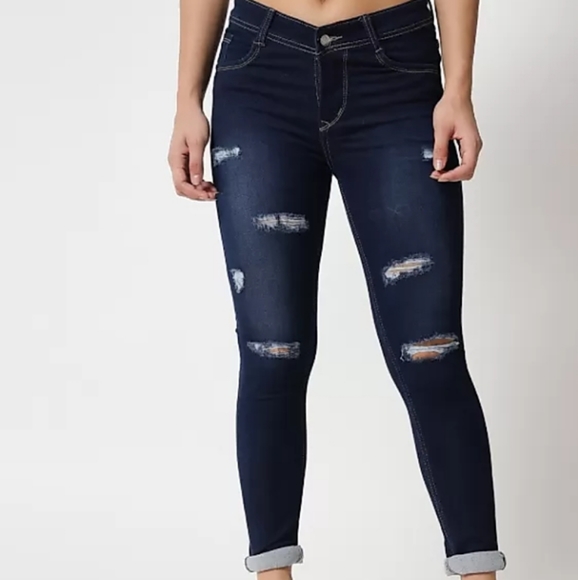 damage jeans for girls